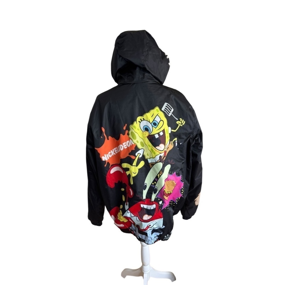 Members Only X Nickelodeon SpongeBob SquarePants Puffer All Over Print Jacket Co - Picture 3 of 14